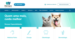 Desktop Screenshot of petcare.com.br